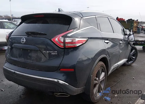 2018 Nissan Murano Platinum/S/Sl/Sv z USA, uszkodzony, nr VIN 5N1AZ2MH2JN105130